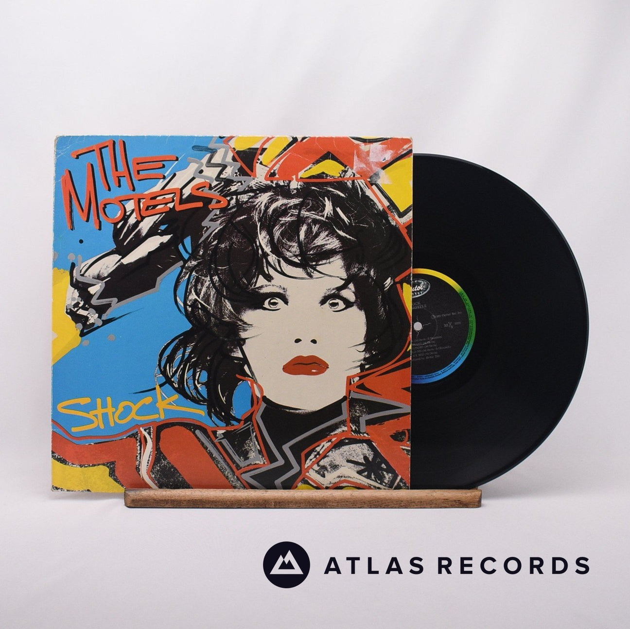 The Motels Shock LP Vinyl Record - Front Cover & Record