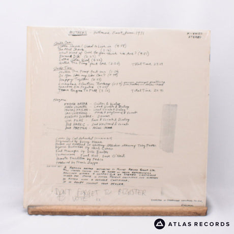 The Mothers - Fillmore East June 1971 - LP Vinyl Record - EX/VG+