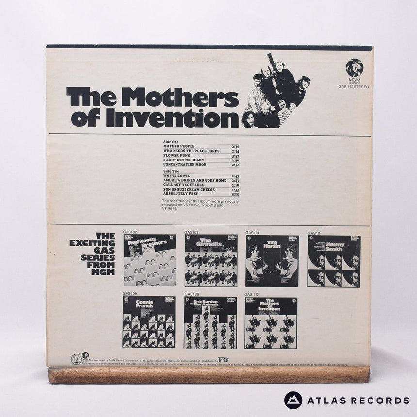 The Mothers - The Mothers Of Invention - Sterling LP Vinyl Record - VG+/VG+