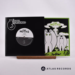 The Moths! Games 7" Vinyl Record - Front Cover & Record