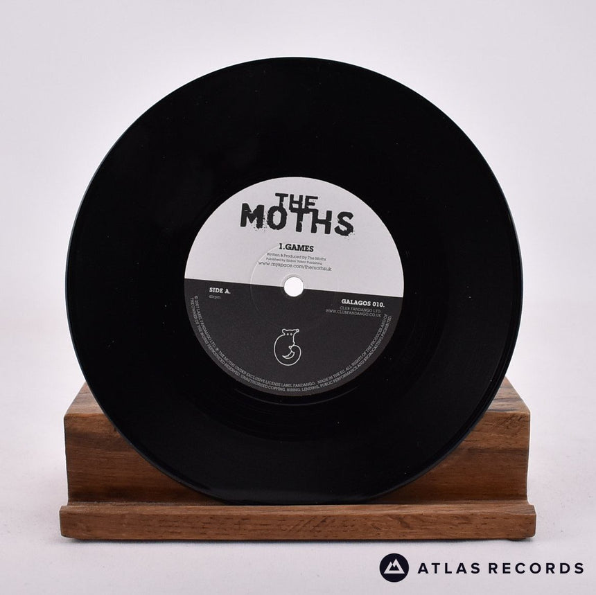 The Moths! - Games - Signed 7" Vinyl Record - NM/EX