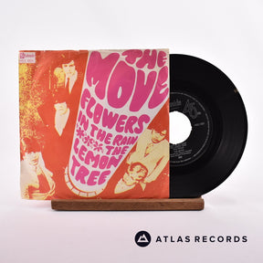 The Move Flowers In The Rain 7" Vinyl Record - Front Cover & Record