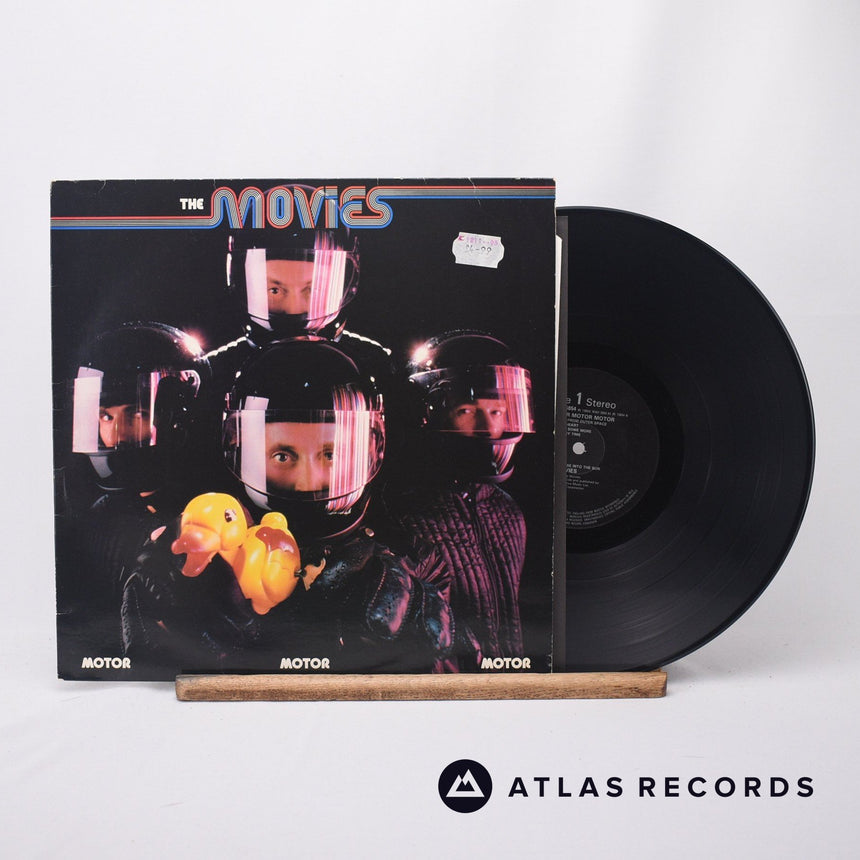 The Movies Motor Motor Motor LP Vinyl Record - Front Cover & Record