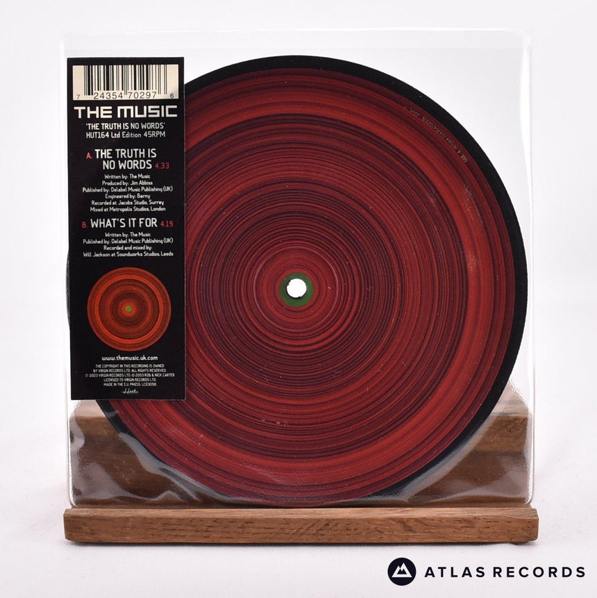 The Music The Truth Is No Words 7" Vinyl Record - Front Cover & Record
