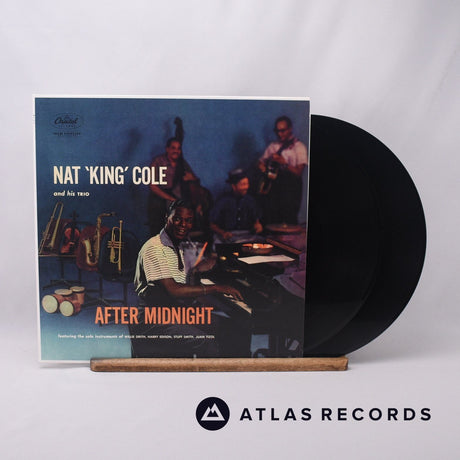 The Nat King Cole Trio After Midnight - Complete Session Double LP Vinyl Record - Front Cover & Record