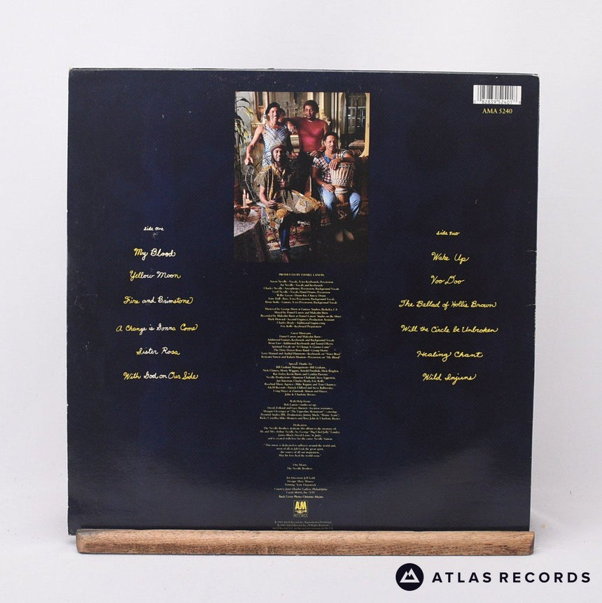 The Neville Brothers - Yellow Moon - Misprint LP Vinyl Record - VG+/EX