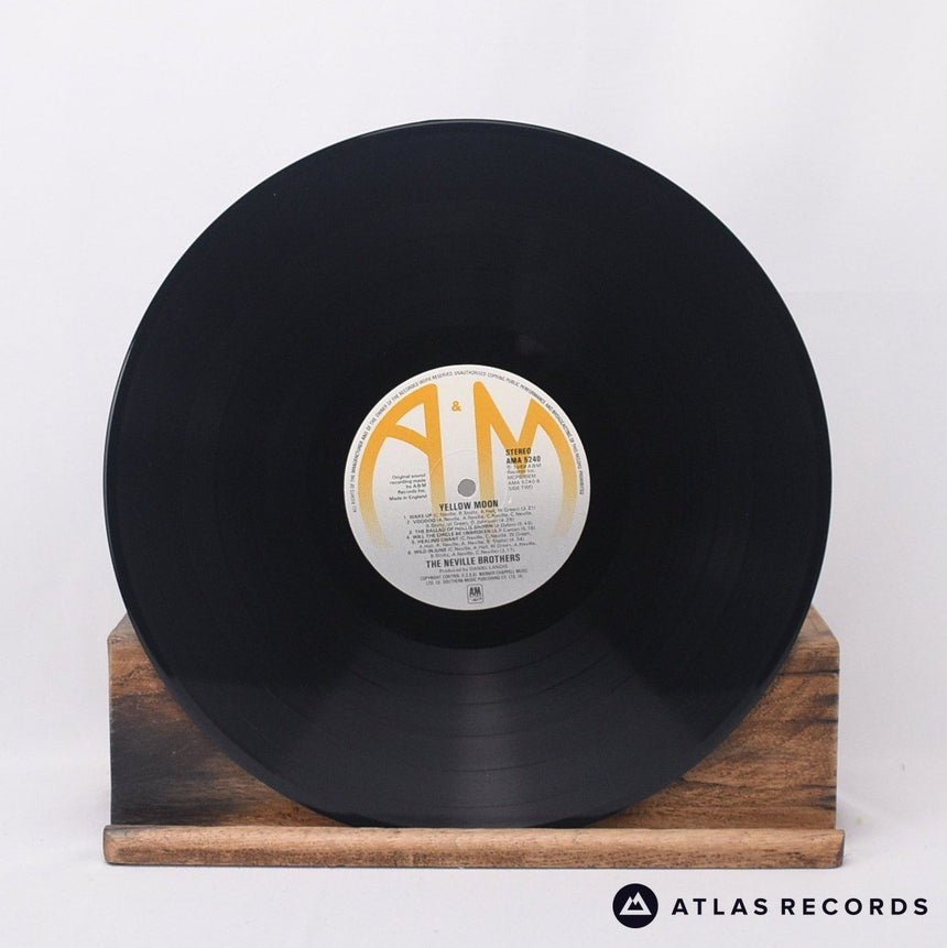 The Neville Brothers - Yellow Moon - Misprint LP Vinyl Record - VG+/EX