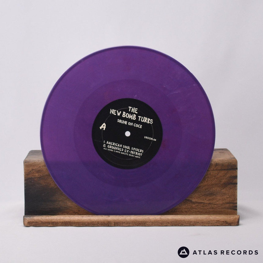 The New Bomb Turks - Drunk On Cock - Purple Insert 10" Vinyl Record - EX/EX