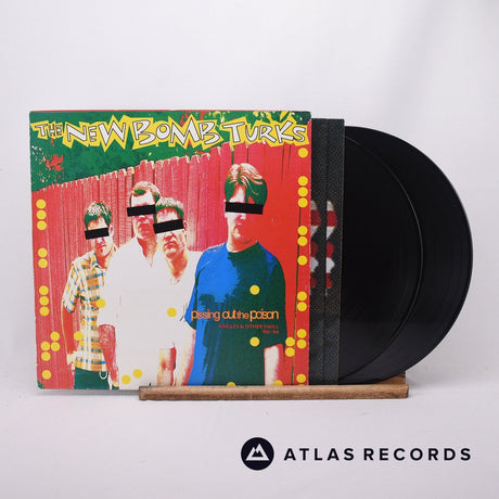 The New Bomb Turks Pissing Out The Poison 2 x LP Vinyl Record - Front Cover & Record
