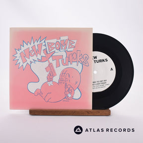 The New Bomb Turks Trying To Get By 7" Vinyl Record - Front Cover & Record