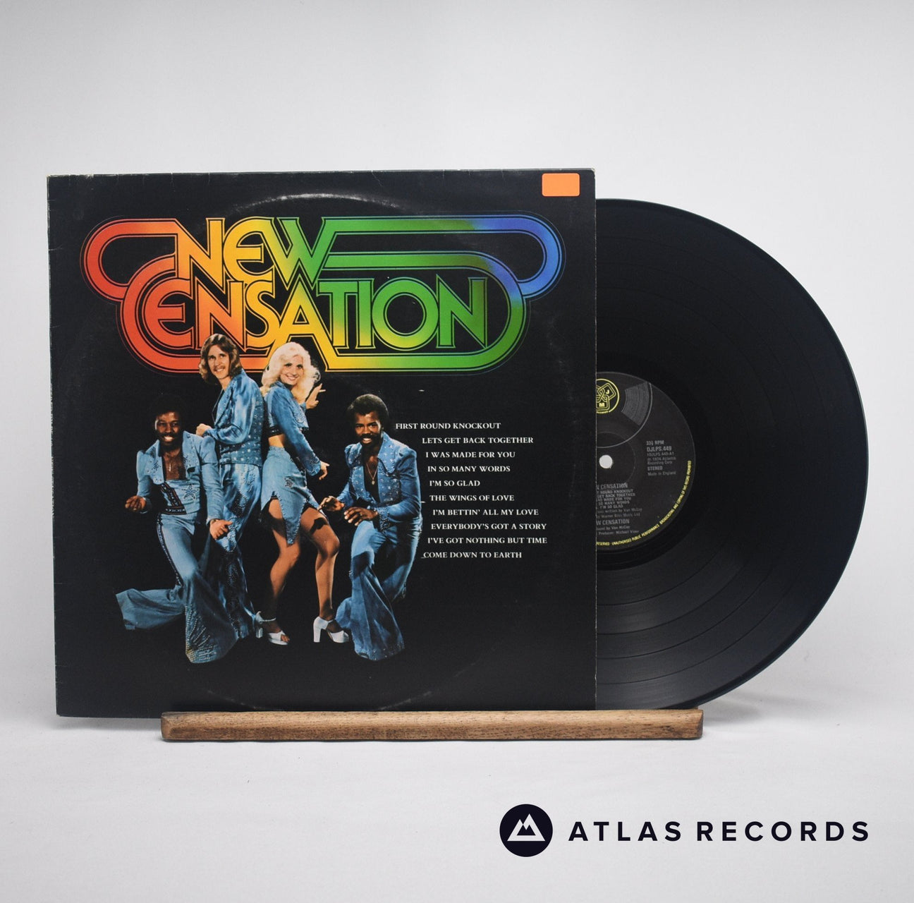 The New Censation New Censation LP Vinyl Record - Front Cover & Record