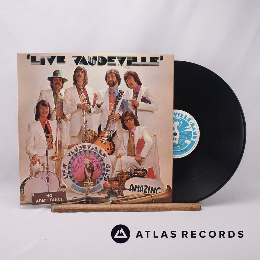 The New Vaudeville Band Live Vaudeville LP Vinyl Record - Front Cover & Record