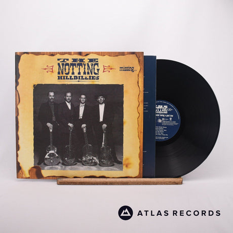 The Notting Hillbillies Missing... Presumed Having A Good Time LP Vinyl Record - Front Cover & Record