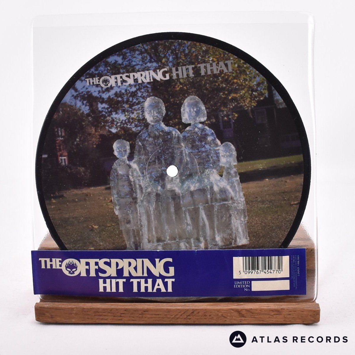 The Offspring Hit That 7" Vinyl Record - Front Cover & Record