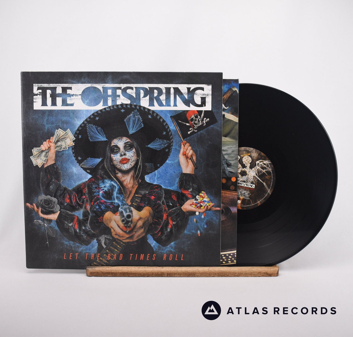 The Offspring Let The Bad Times Roll LP Vinyl Record - Front Cover & Record