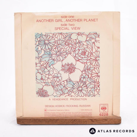 The Only Ones - Another Girl, Another Planet - 7" Vinyl Record - VG+/VG+