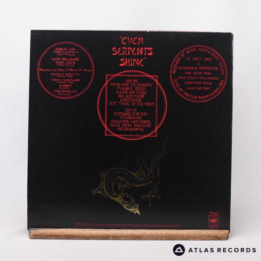 The Only Ones - Even Serpents Shine - A2 B2 LP Vinyl Record - EX/EX