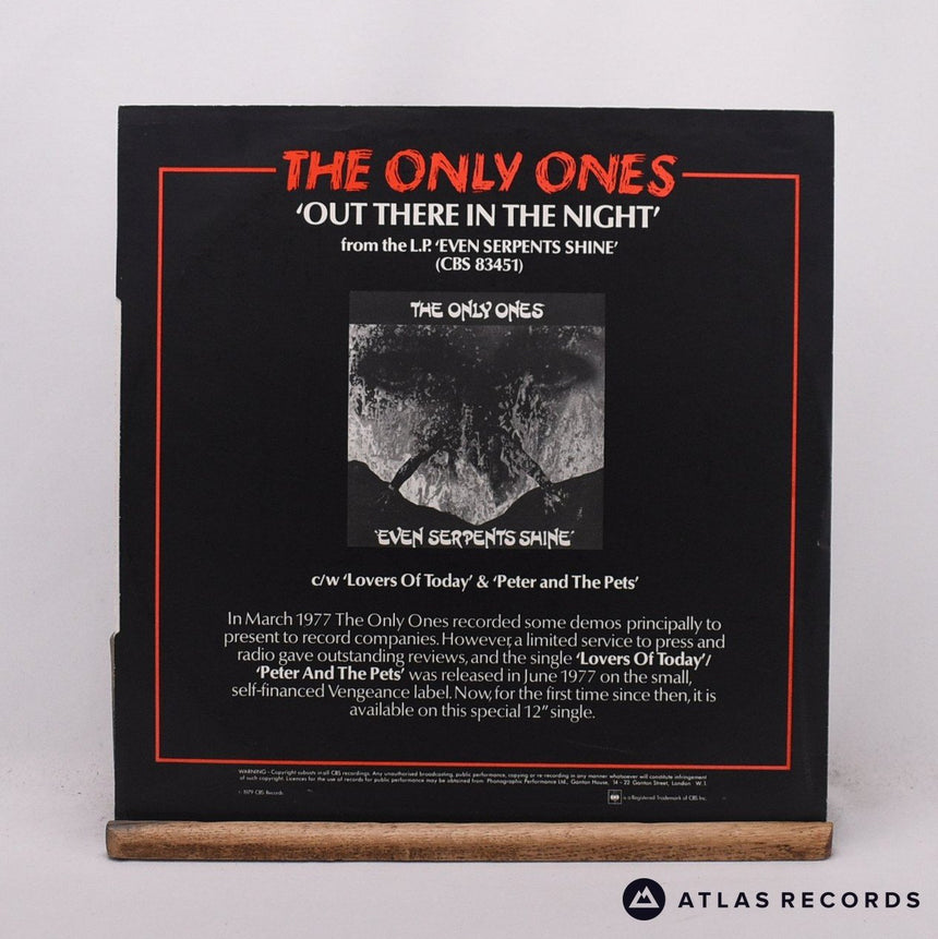 The Only Ones - Out There In The Night - 12" Vinyl Record - EX/EX