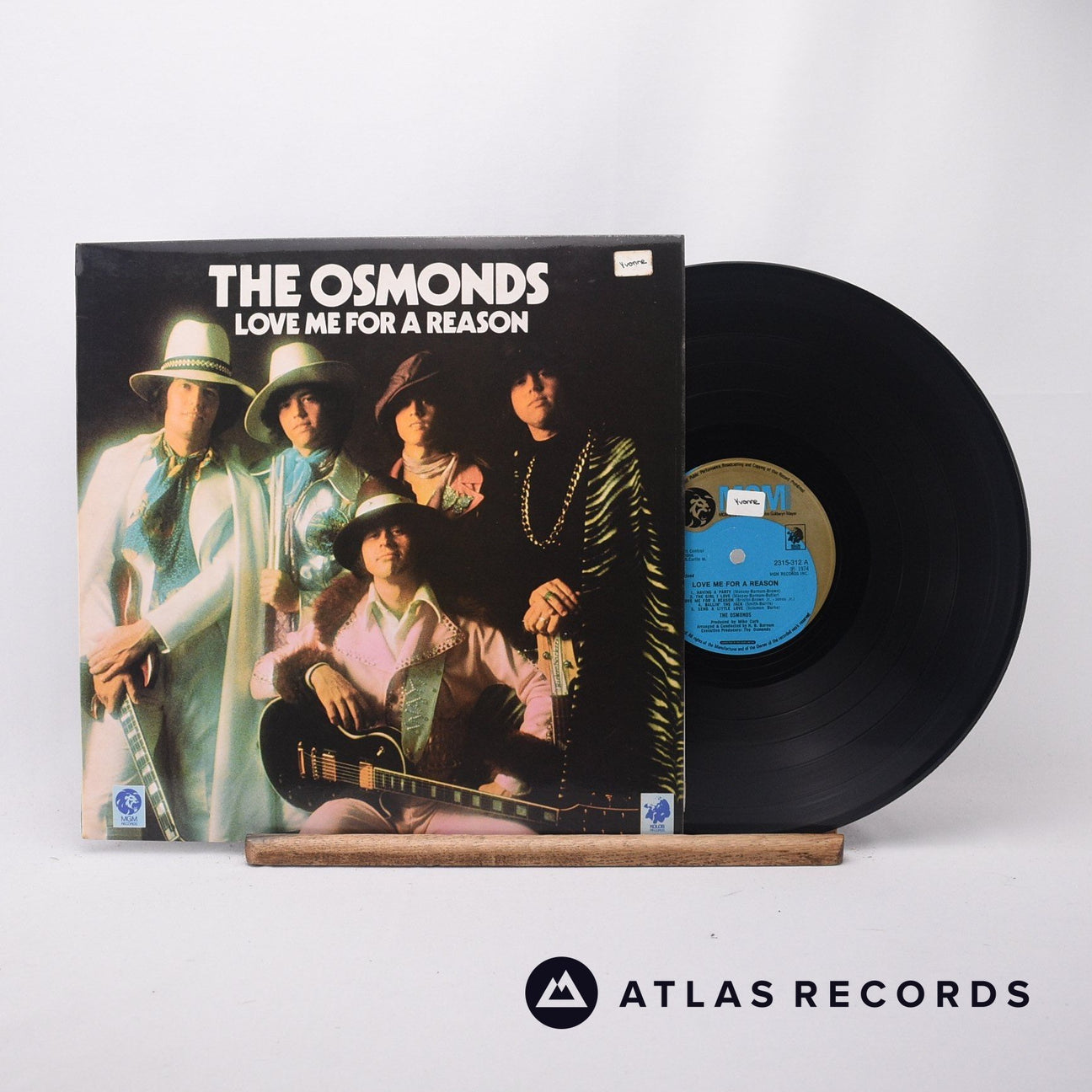 The Osmonds Love Me For A Reason LP Vinyl Record - Front Cover & Record