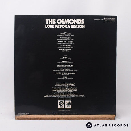 The Osmonds - Love Me For A Reason - LP Vinyl Record - VG+/VG+