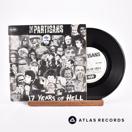The Partisans 17 Years Of Hell 7" Vinyl Record - Front Cover & Record