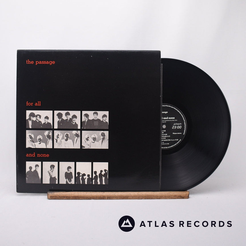 The Passage - For All And None - Lyric Sheet Townhouse LP Vinyl Record - EX/EX
