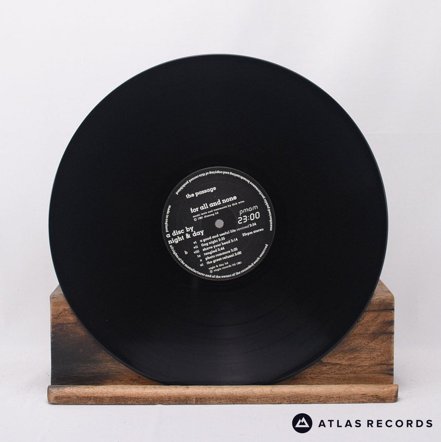 The Passage - For All And None - Lyric Sheet Townhouse LP Vinyl Record - EX/EX