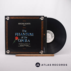 "The Phantom Of The Opera" Original London Cast Highlights From The Phantom Of The Opera LP Vinyl Record - Front Cover & Record
