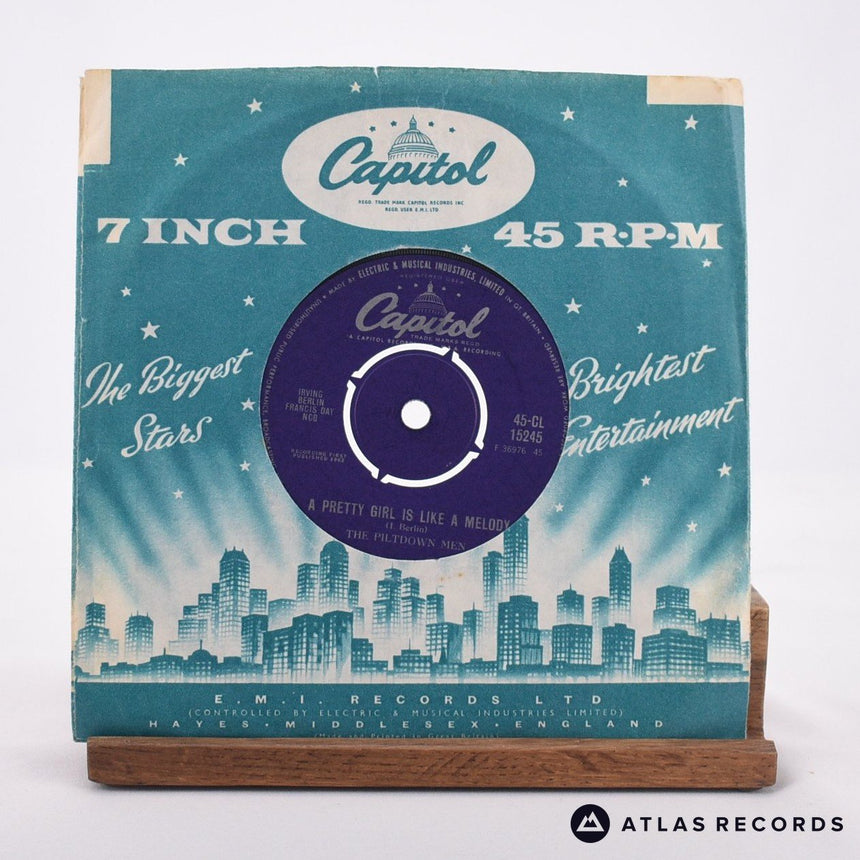 The Piltdown Men A Pretty Girl Is Like A Melody 7" Vinyl Record - In Sleeve
