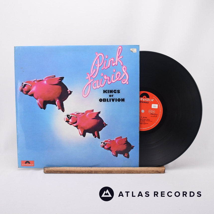 The Pink Fairies Kings Of Oblivion LP Vinyl Record - Front Cover & Record