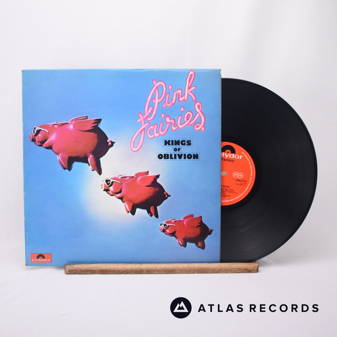 The Pink Fairies Kings Of Oblivion LP Vinyl Record - Front Cover & Record