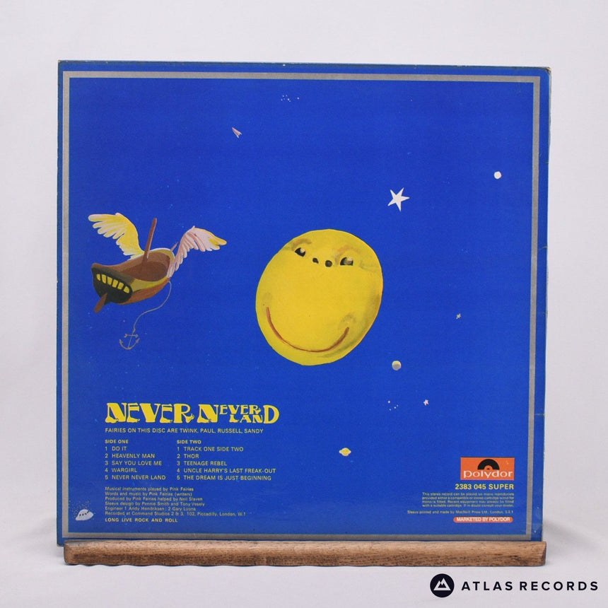 The Pink Fairies - Never Neverland - A//1 B//1 LP Vinyl Record - EX/VG+