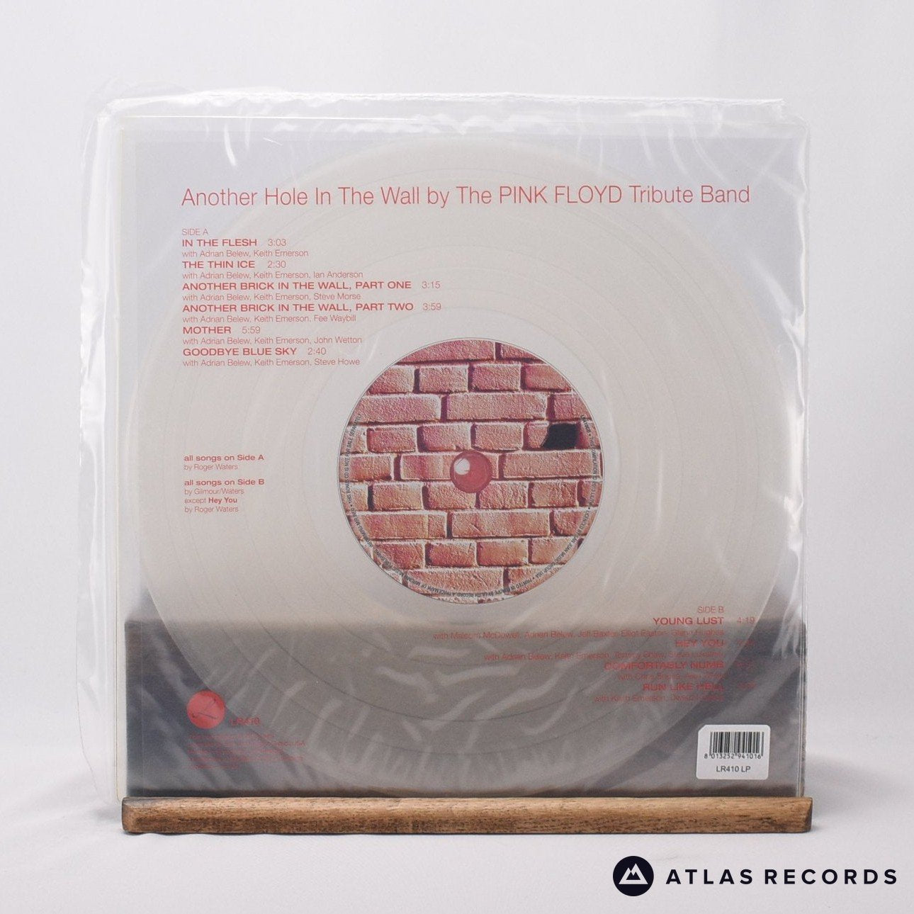 The Pink Floyd Tribute Band Another Hole In The Wall CD + LP Vinyl Record - Front Cover & Record