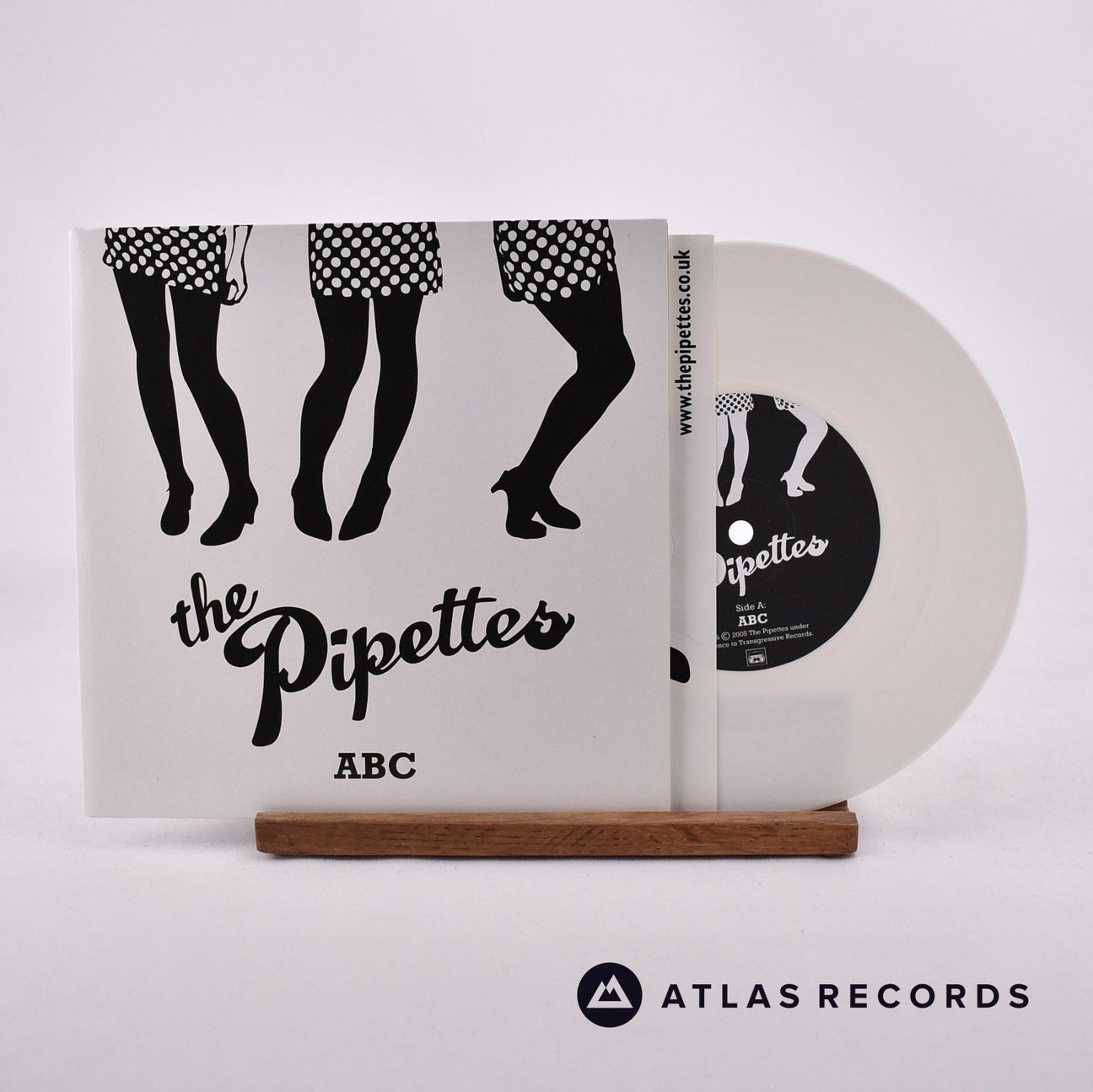 The Pipettes ABC 7" Vinyl Record - Front Cover & Record