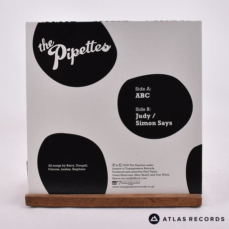 The Pipettes - ABC - White Limited Edition Sticker 7" Vinyl Record - NM/NM