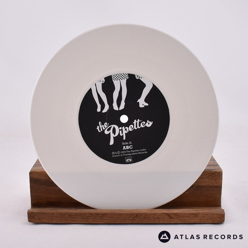 The Pipettes - ABC - White Limited Edition Sticker 7" Vinyl Record - NM/NM