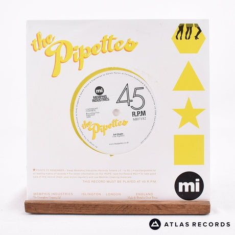 The Pipettes Pull Shapes 7" Vinyl Record - Front Cover & Record