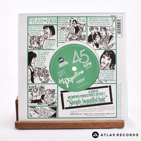 The Pipettes - Your Kisses Are Wasted On Me - White 7" Vinyl Record - NM/NM