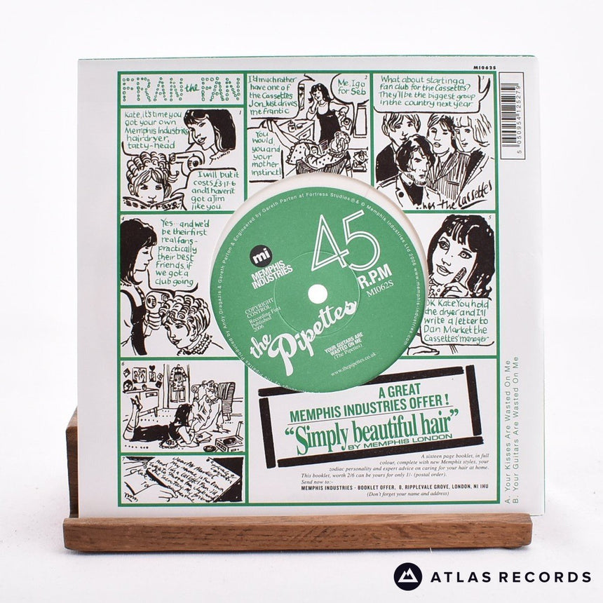 The Pipettes - Your Kisses Are Wasted On Me - White 7" Vinyl Record - NM/NM