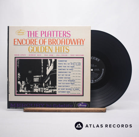 The Platters Encore Of Broadway Golden Hits LP Vinyl Record - Front Cover & Record