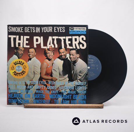 The Platters Smoke Gets In Your Eyes LP Vinyl Record - Front Cover & Record