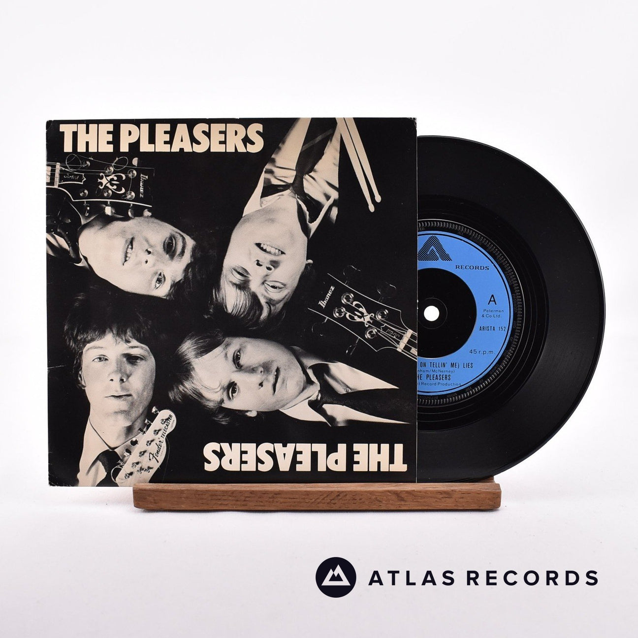 The Pleasers (You Keep On Tellin' Me) Lies 7" Vinyl Record - Front Cover & Record