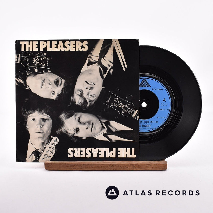 The Pleasers (You Keep On Tellin' Me) Lies 7" Vinyl Record - Front Cover & Record