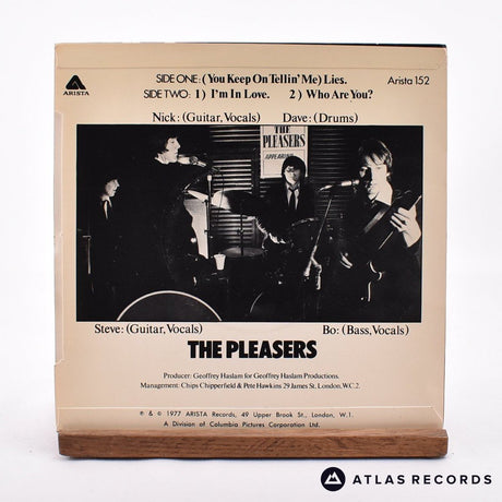 The Pleasers - (You Keep On Tellin' Me) Lies - 7" EP Vinyl Record - EX/EX