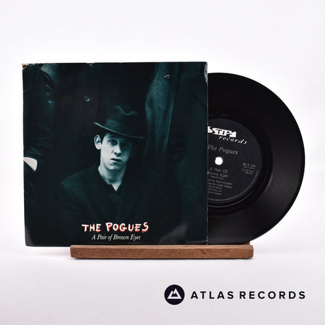 The Pogues A Pair Of Brown Eyes 7" Vinyl Record - Front Cover & Record