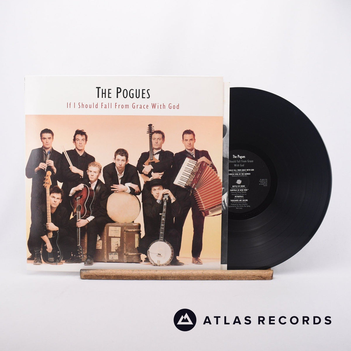 The Pogues If I Should Fall From Grace With God LP Vinyl Record - Front Cover & Record