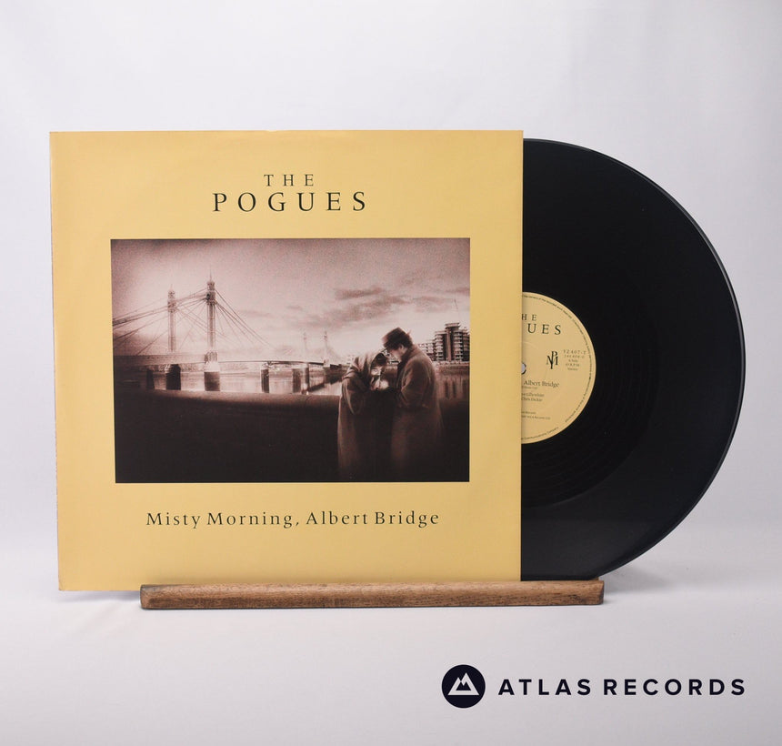 The Pogues Misty Morning, Albert Bridge 12" Vinyl Record - Front Cover & Record