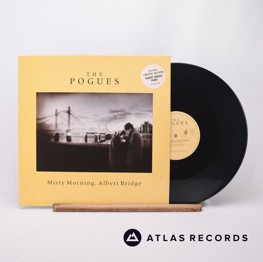The Pogues - Misty Morning, Albert Bridge - A-1 B-1 12" Vinyl Record - VG+/EX