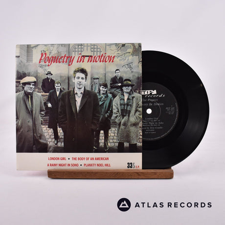 The Pogues Poguetry In Motion 7" Vinyl Record - Front Cover & Record