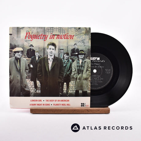 The Pogues Poguetry In Motion 7" Vinyl Record - Front Cover & Record